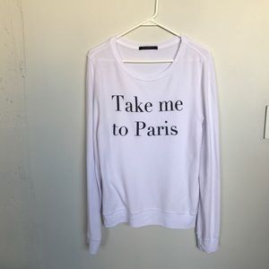 Wildfox "Take Me To Paris" Sweater