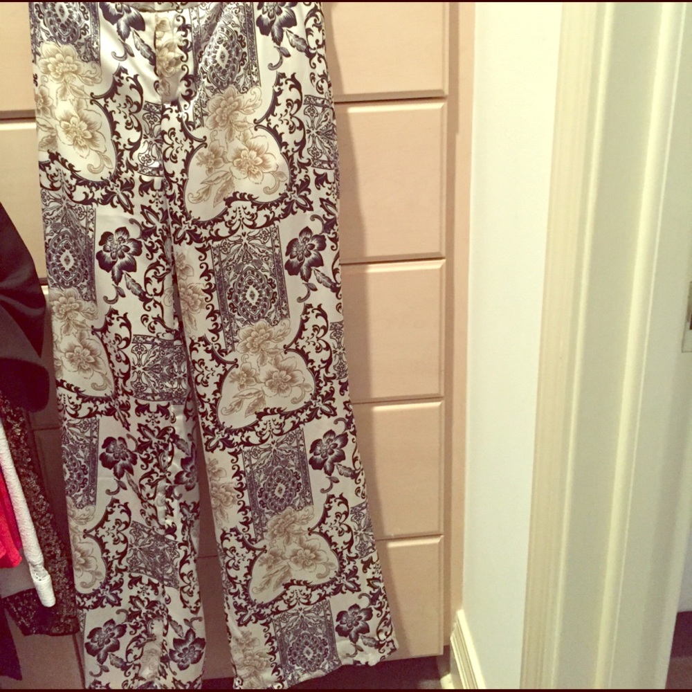 Satine printed pants