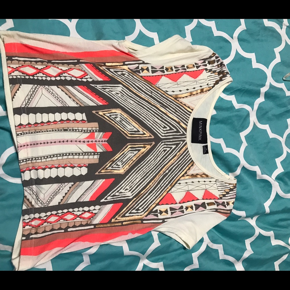 NWOT MinkPink Aztec Print
