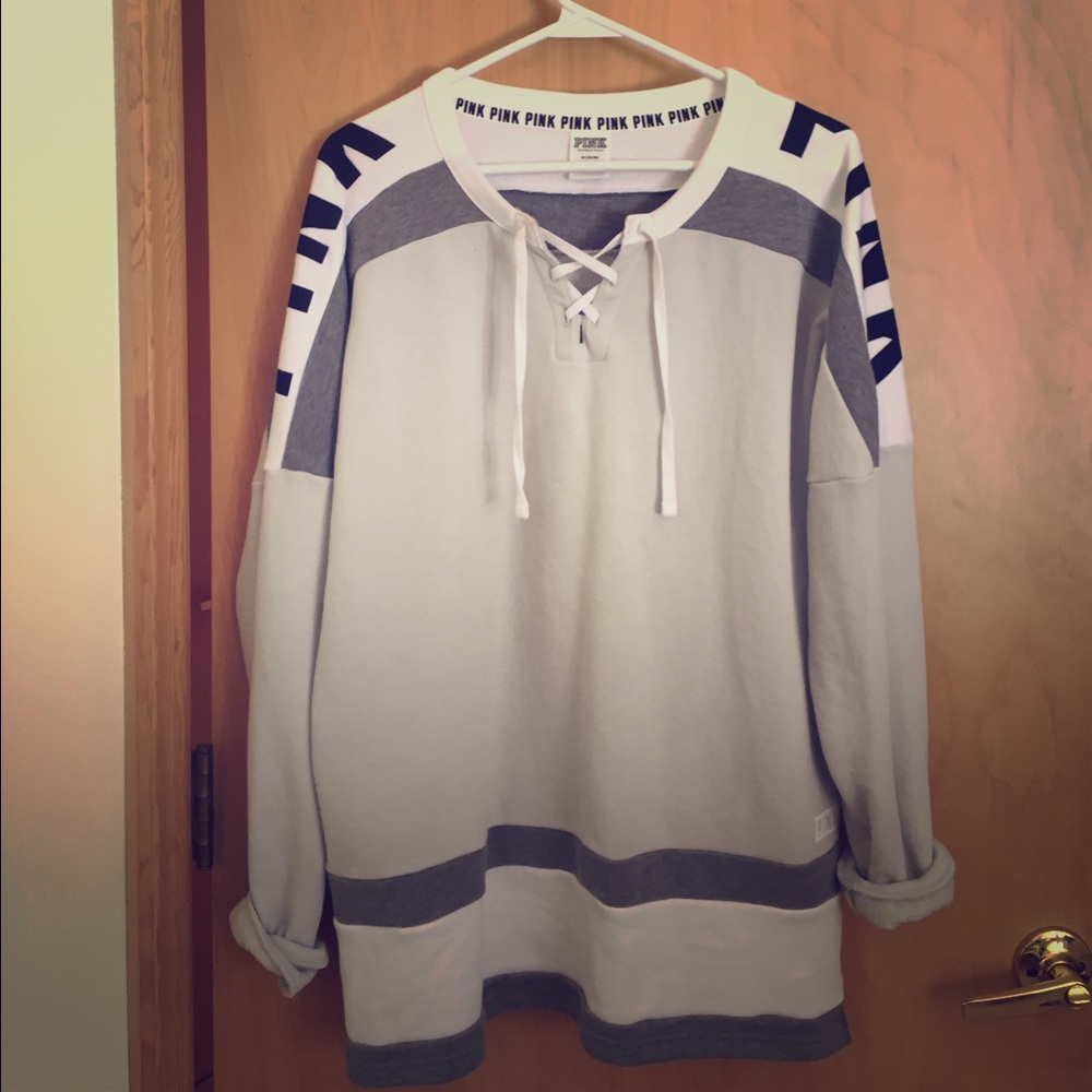 A PINK crew sweatshirt