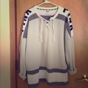 A PINK crew sweatshirt