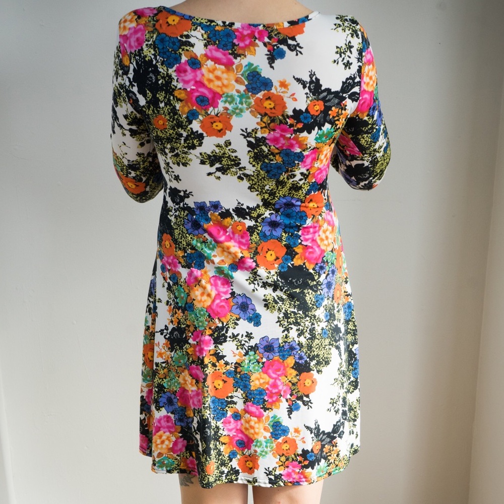 ASOS Spring Floral Swing Dress - Picture 2 of 3