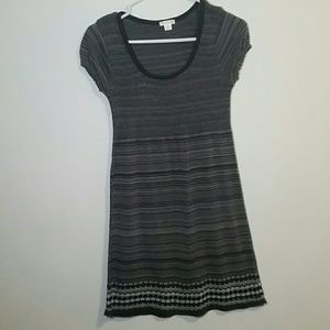 Gray knot dress