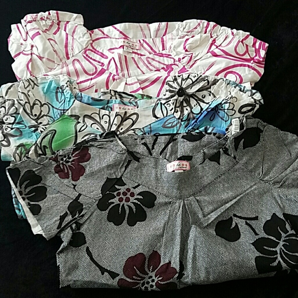 Women's scrub tops all 3 for 45
