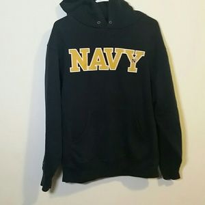NAVY navy blue hoodie sweatshirt