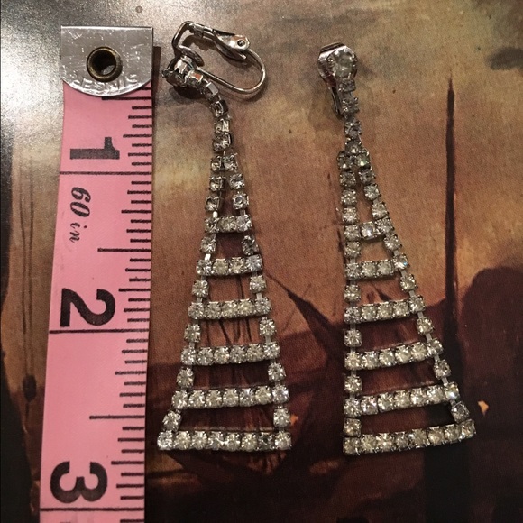 Vintage 'Eiffel Tower' Rhinestone 1960s Crystal - Picture 3 of 6