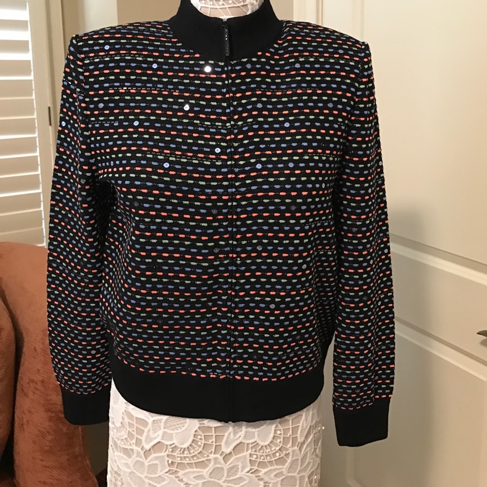 St. John evening jacket with the zipper