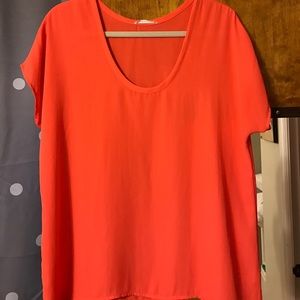 Coral Lush Top