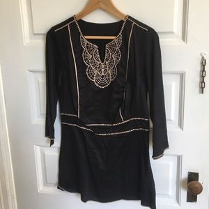 Eshakti Black Tunic100% Cotton