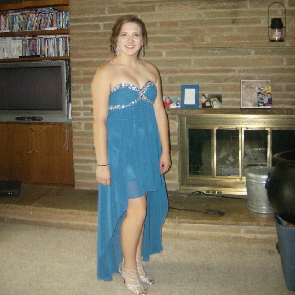 Blue Josh & Jazz High Low Dress