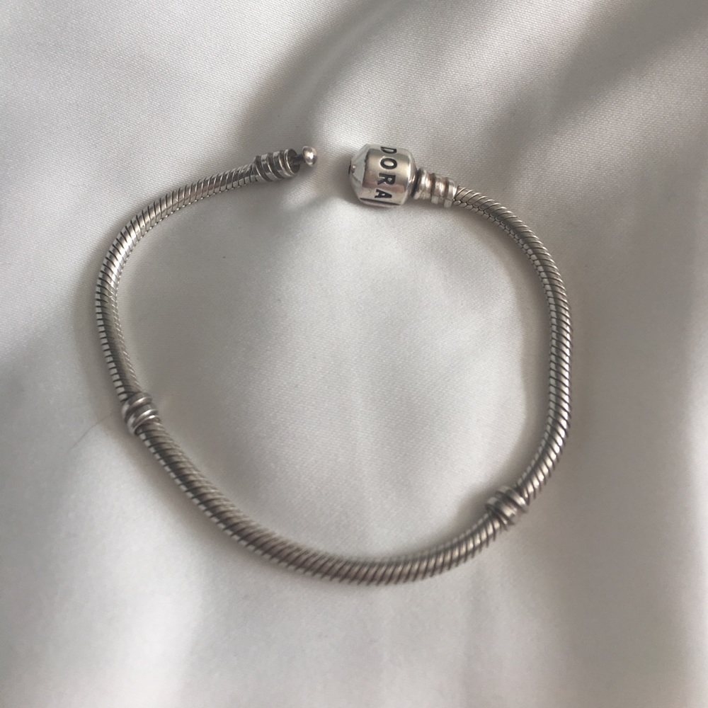 Silver pandora bracelet