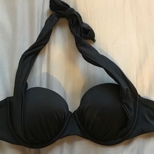 victoria's secret black swim top