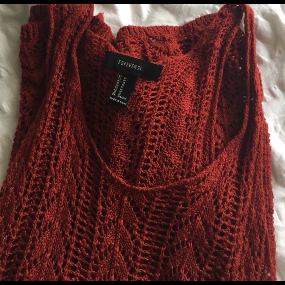 Knitted tank top