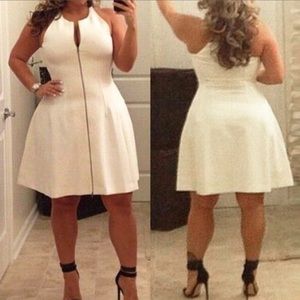 NWOT-Super Cute Zip Dress