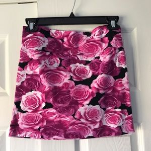 Floral Pencil Skirt