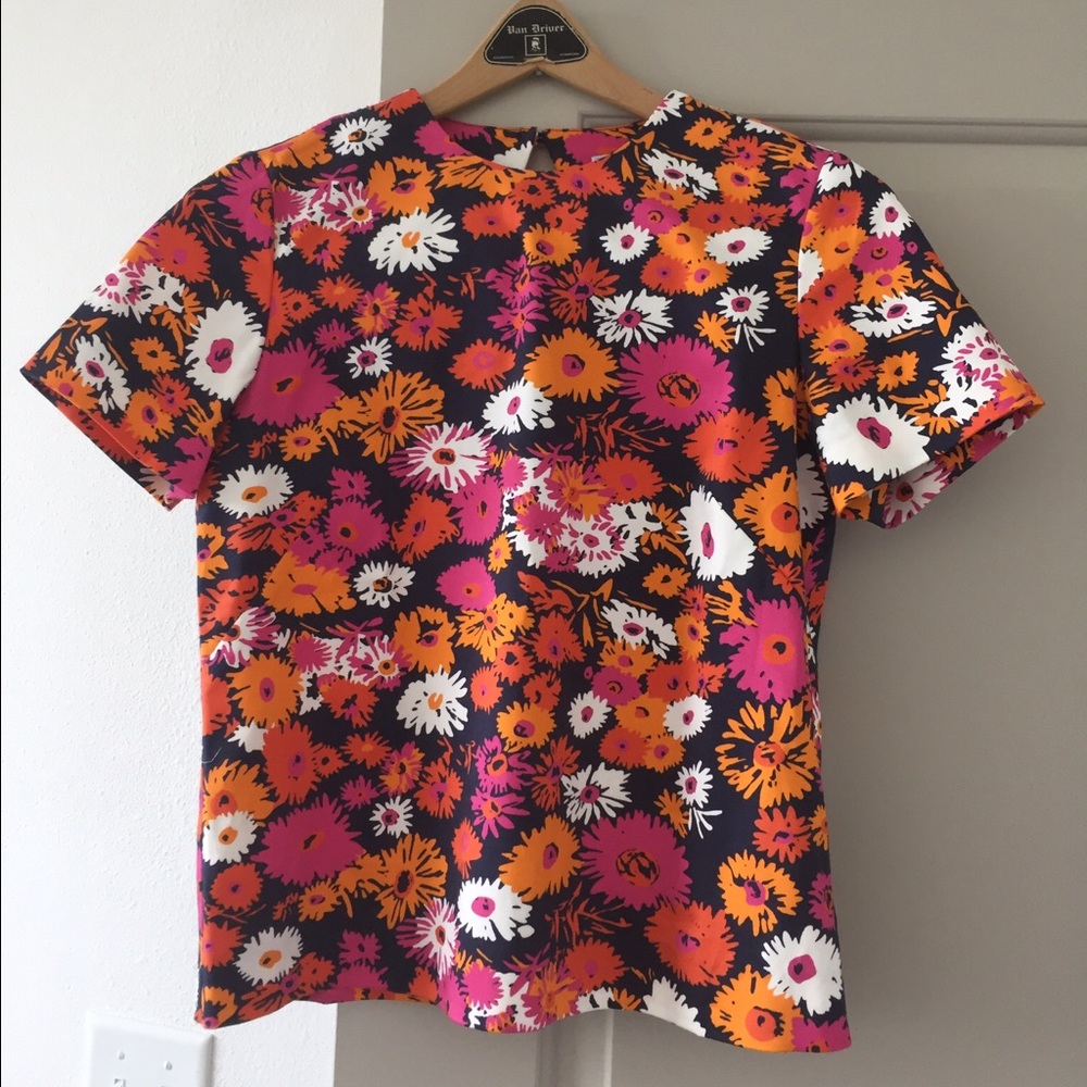 NWT Draper James floral top - Size 2
