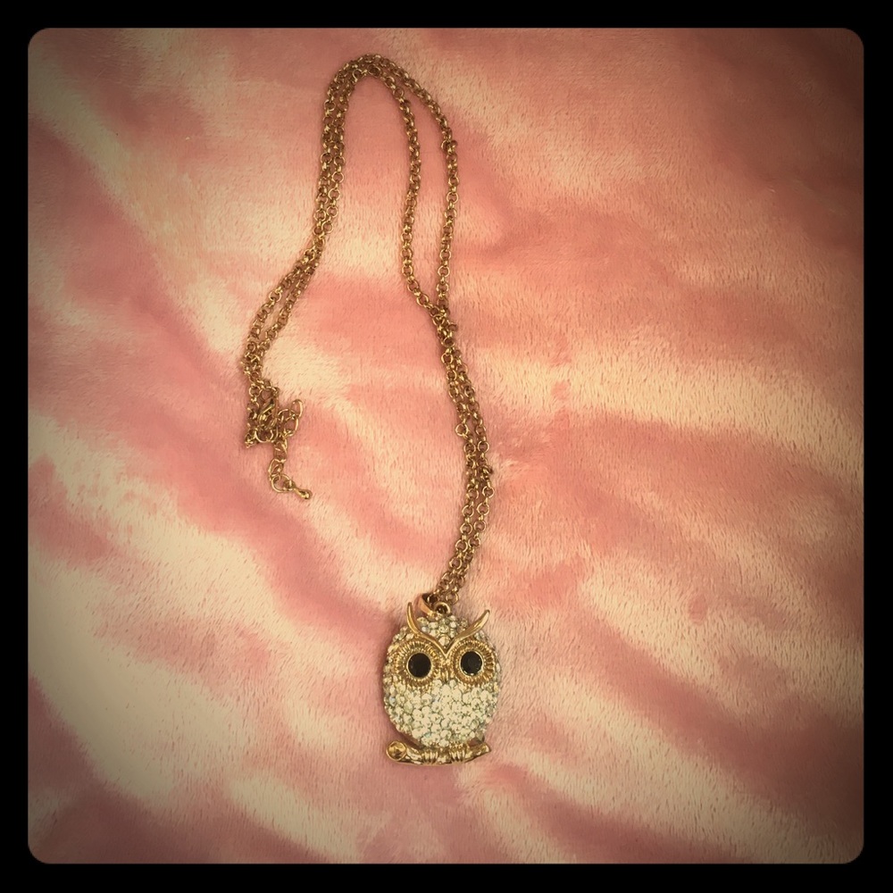 Italian owl necklace