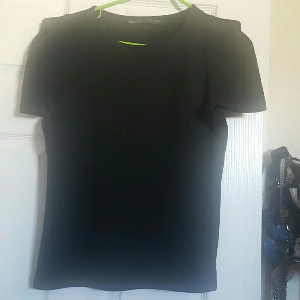 Hunter Green Zara top