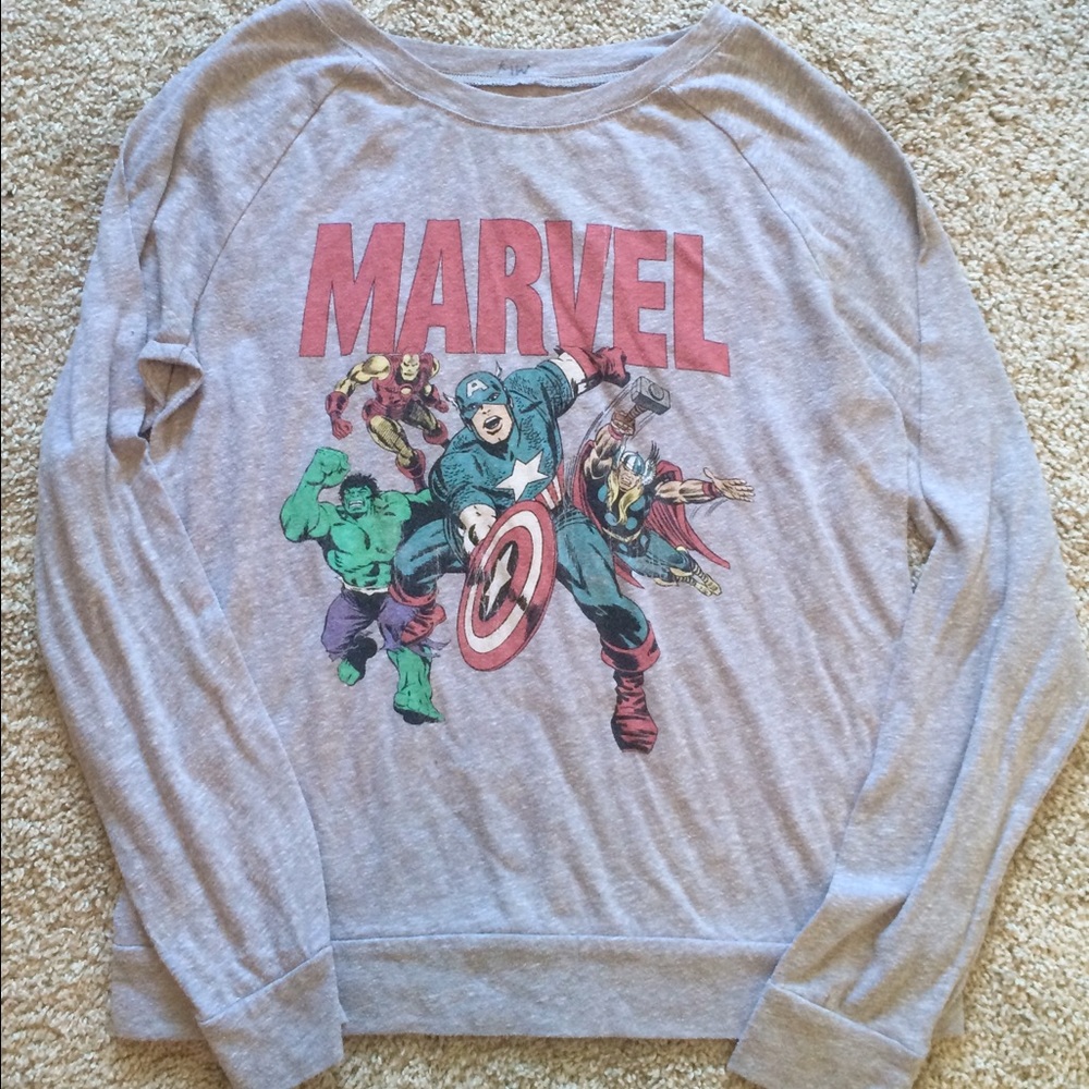 Long sleeve Marvel shirt!