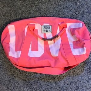PINK duffel