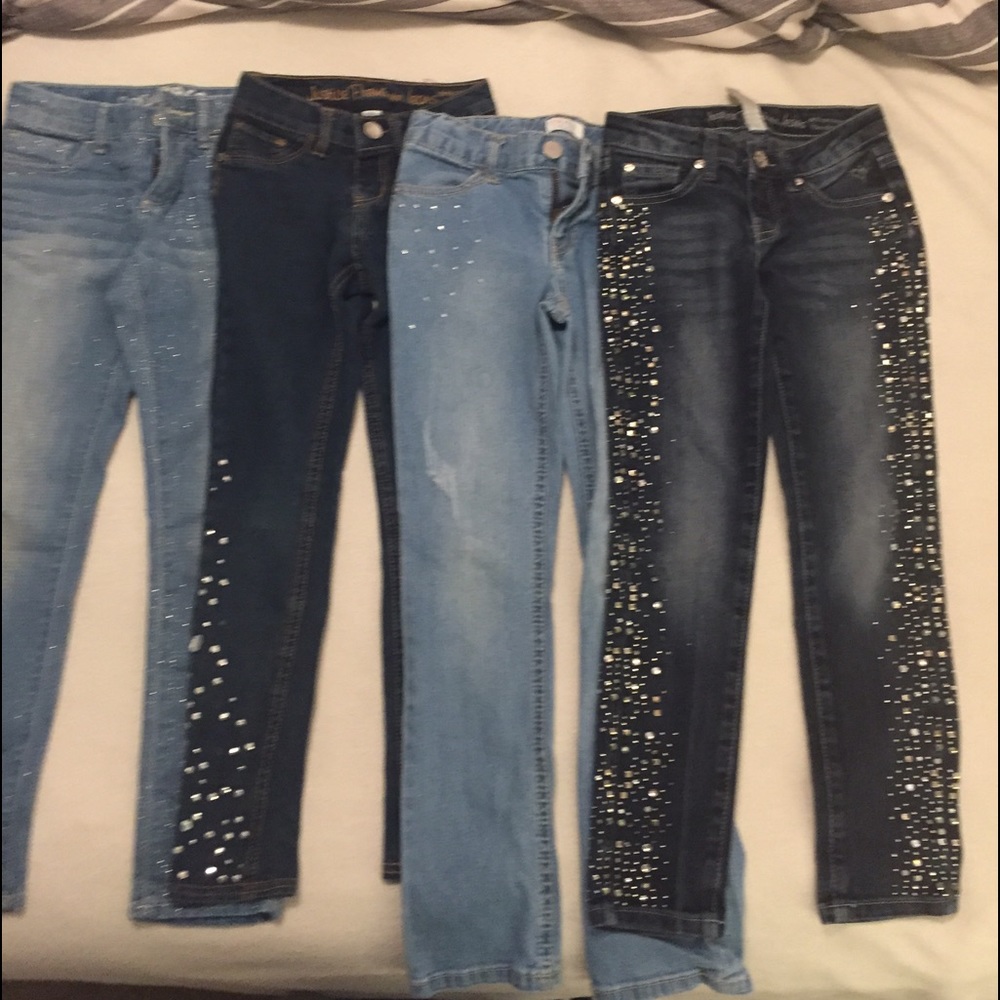 Lot of little girls jeans