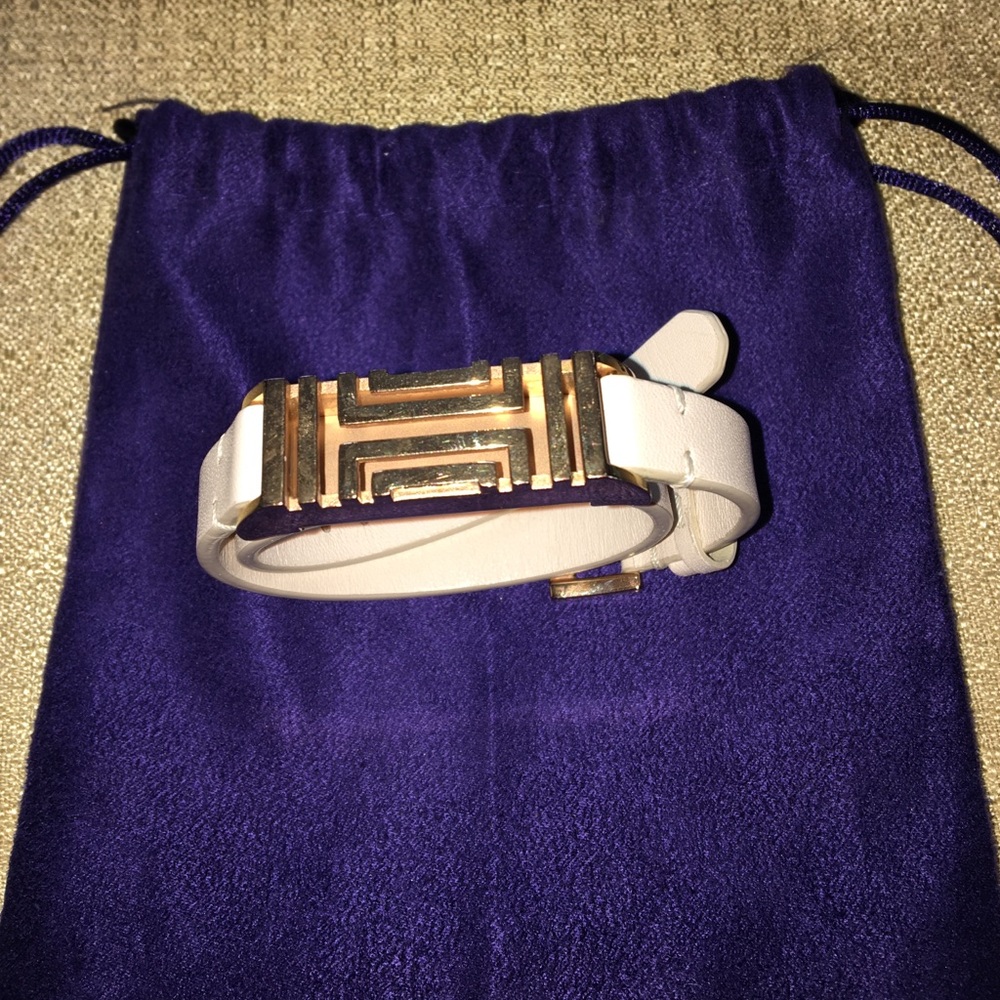 Tory Burch for Fitbit Leather Wrap Bracelet