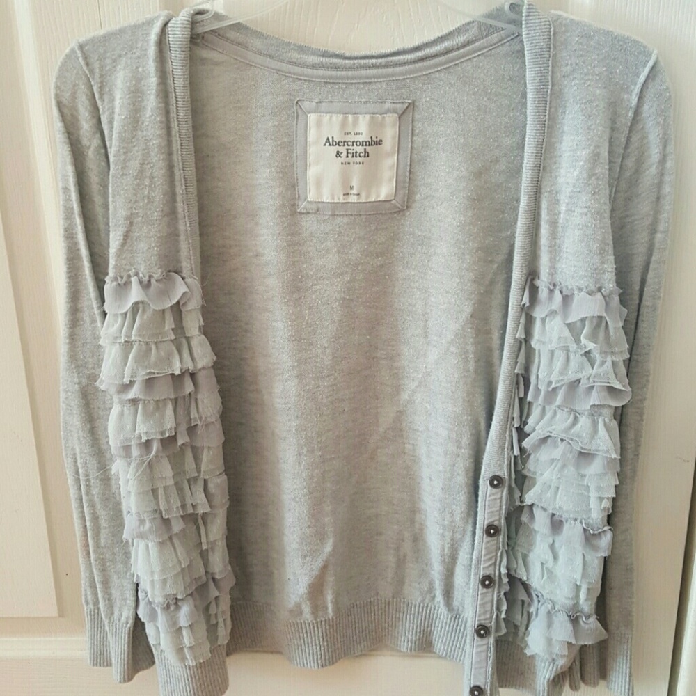 Gray cardigan