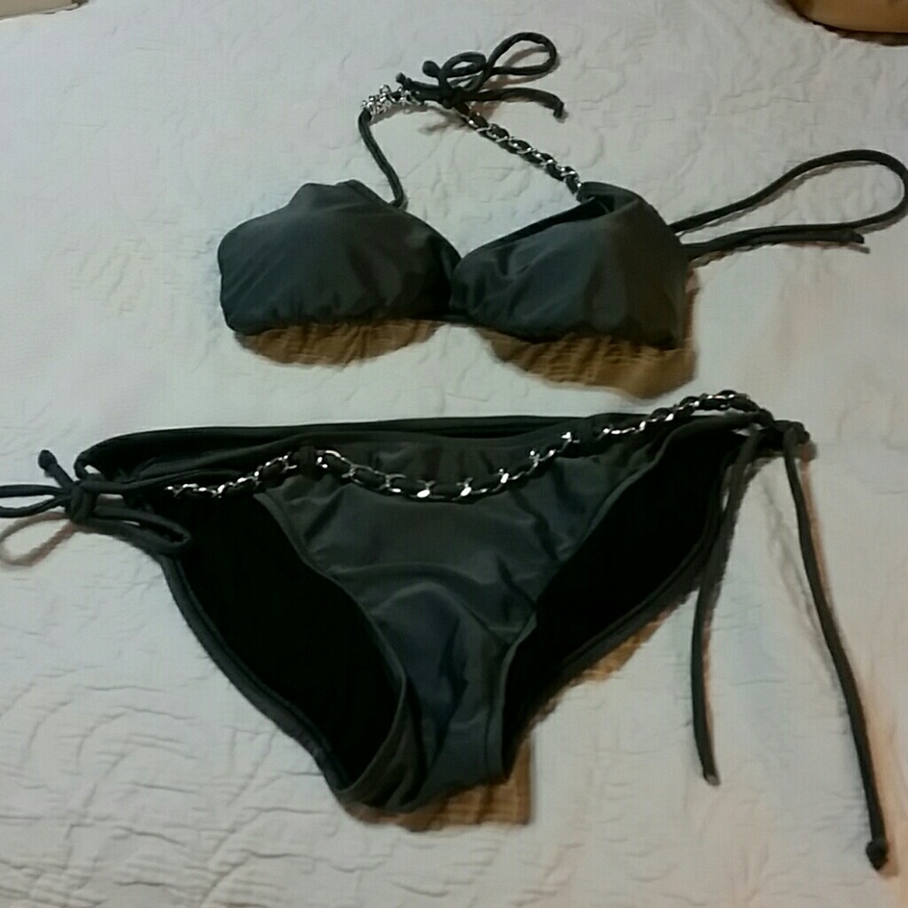Dark grey bikini