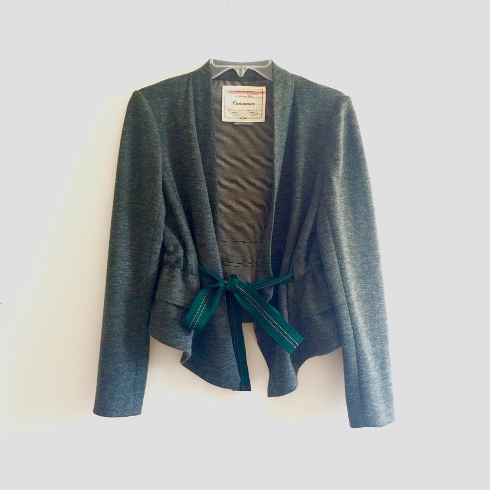Anthropologie Green Cartonnier Blazer