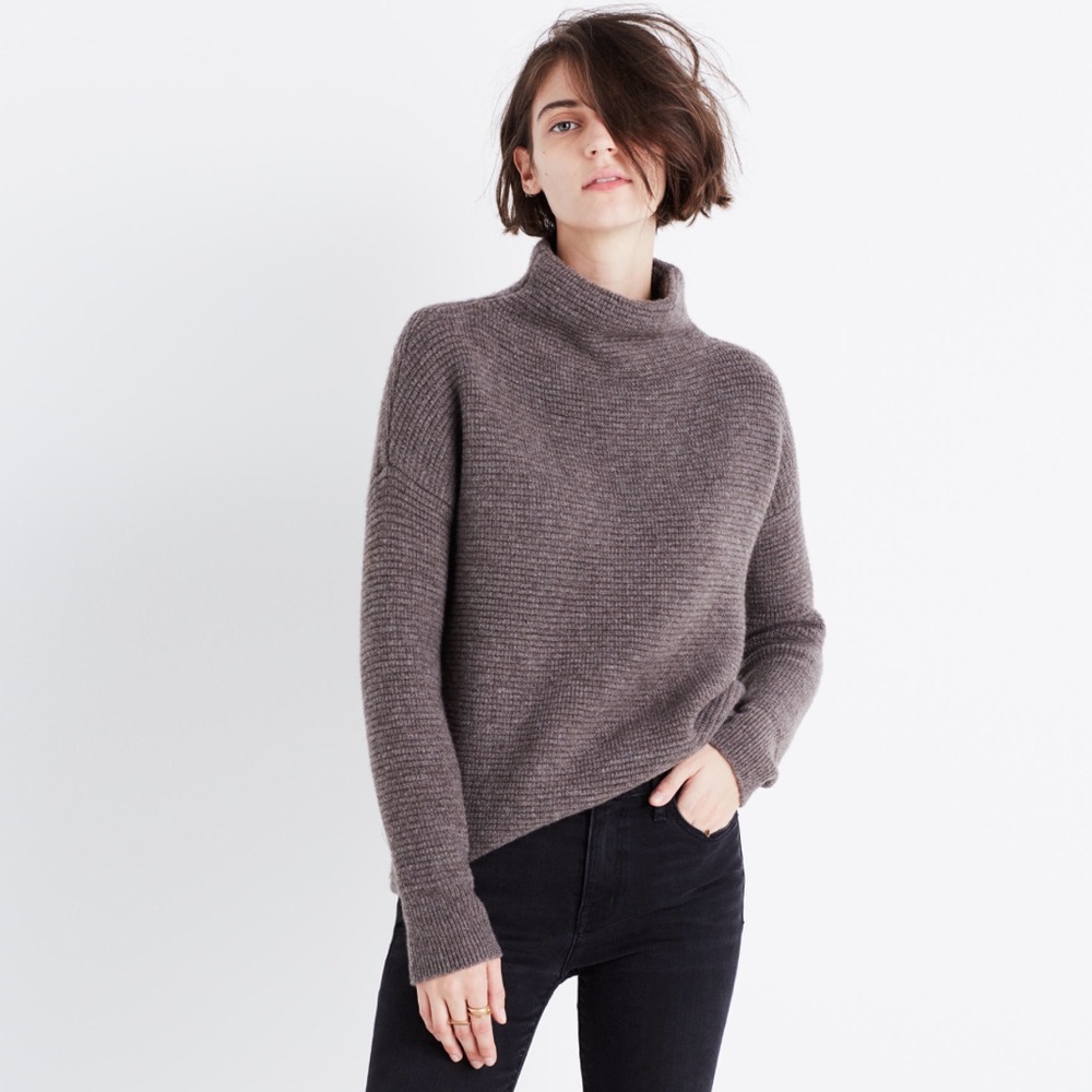 Madewell Southfield mockneck sweater!