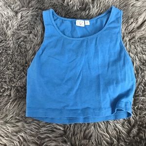 Nordstrom blue crop top