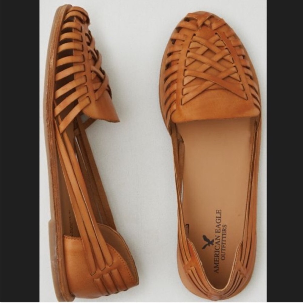 American Eagle woven loafers