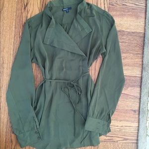 Gap Maternity silky wrap blouse