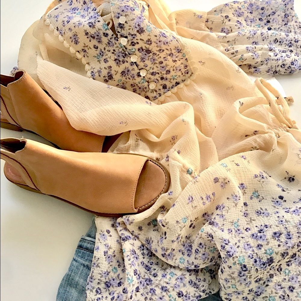Bohemian flowy top
