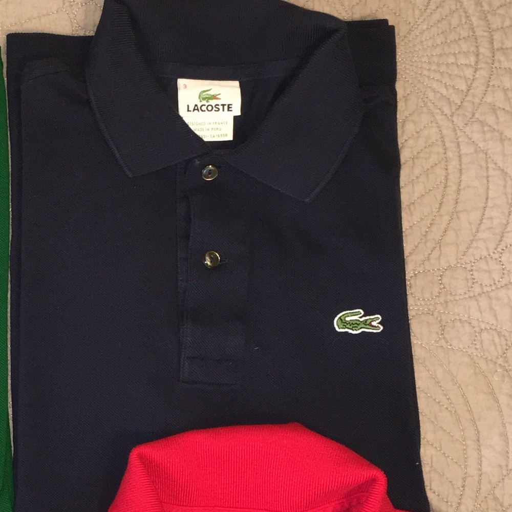 Navy Lacoste polo
