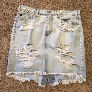 Super cute blue jean skirt