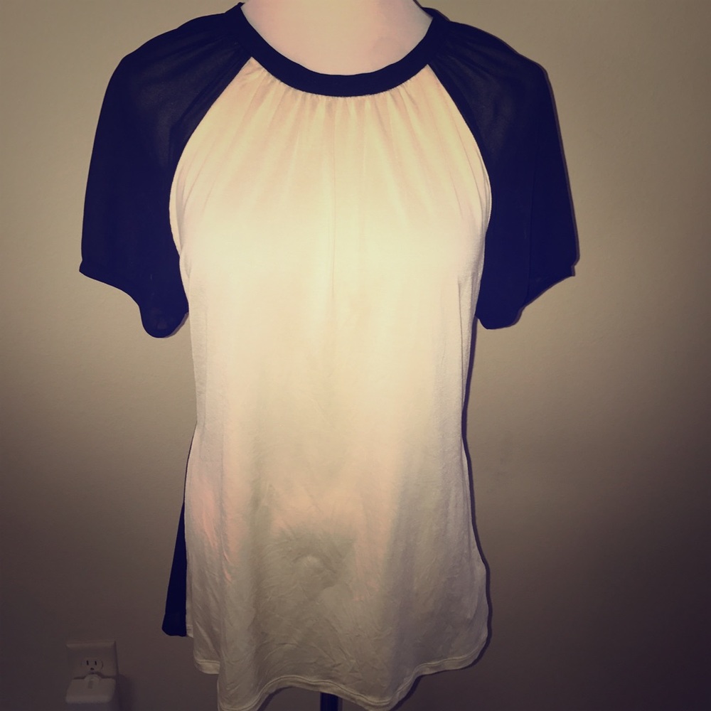 Juicy Couture Sheer Back top. Size Medium