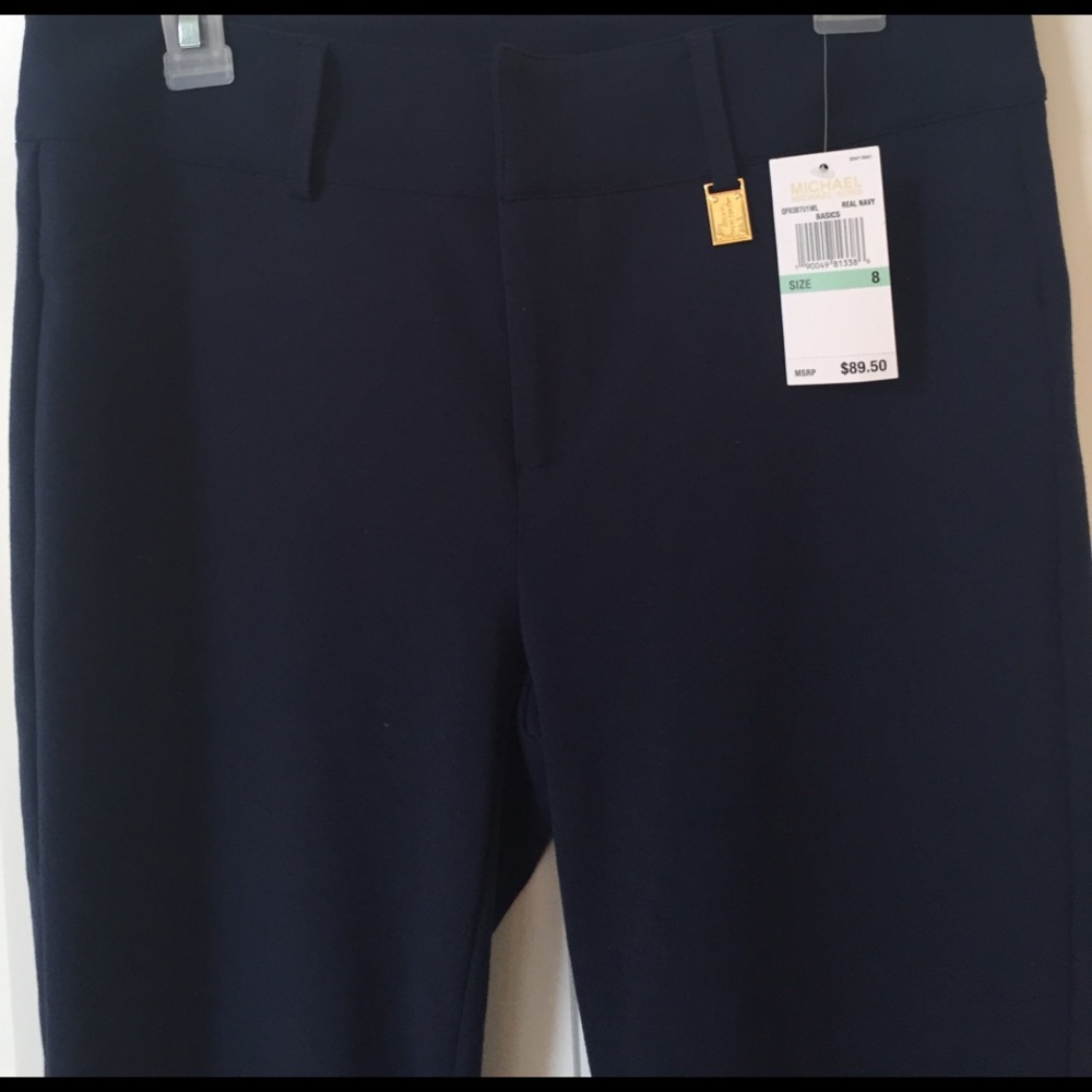 NWT Michael Kors navy dress pants.