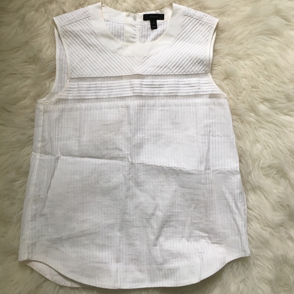 J.Crew white blouse