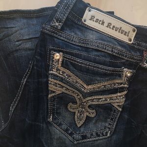 Rock Revival Boot Cut Jeans Size 28