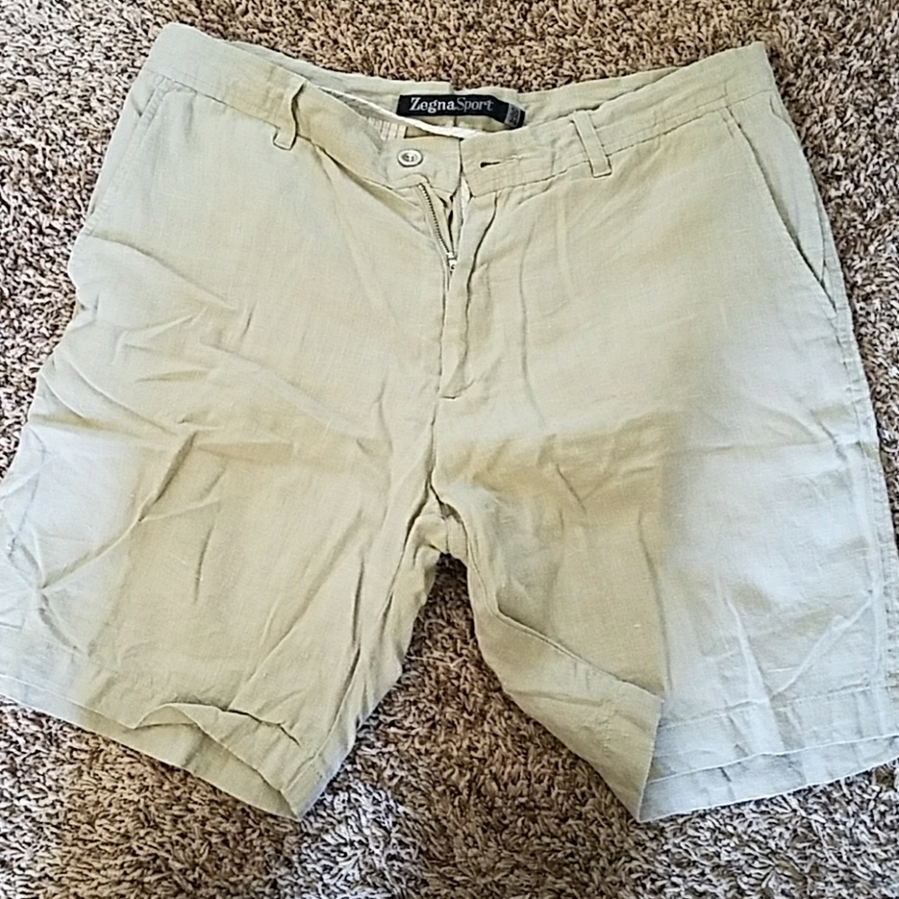 Zegna Sport Linen Shorts