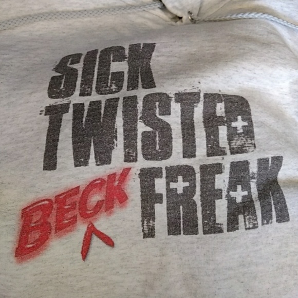 SICK TWISTED "BECK" FREAK HOODIE.  SIZE MEDIUM - Picture 2 of 4