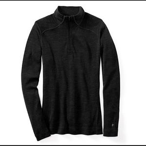Smartwool Black NTS Microweight Zip T Sz L