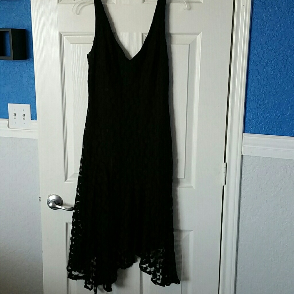 WHITE & BLACK black party dress