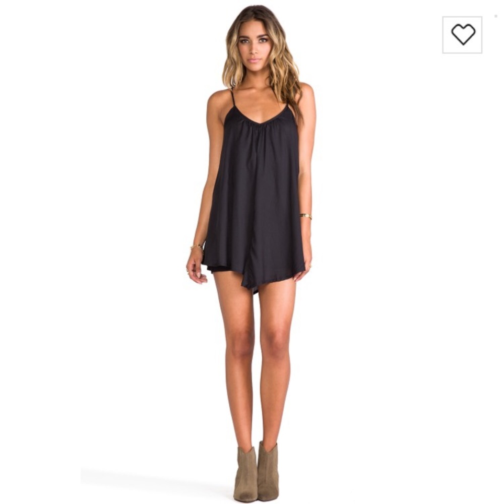 RVCA Khan cutout black dress