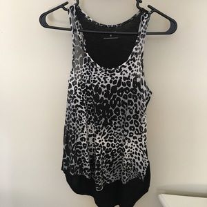 Leopard print tank top