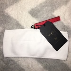BALMAIN H&M White Bandeau