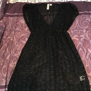 New knit swim suit cover up