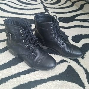 Madden Girl Armie Black Boots