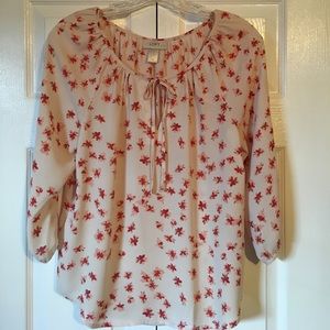 Ann Taylor Loft Petite Peasant-Style Blouse
